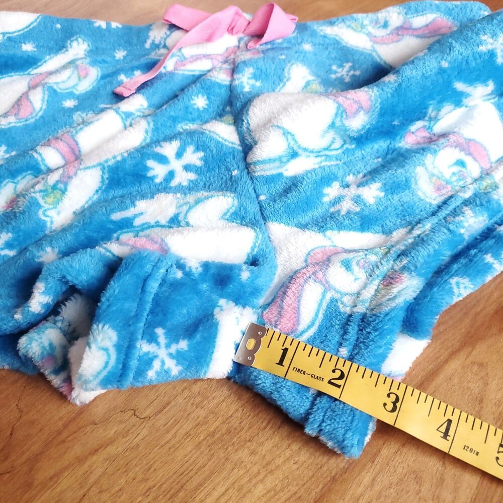 Christmas Pajama Sleep Shorts Womens XL Lot of 4 Fuzzy Soft Peanuts Frosty Elf - Picture 8 of 8